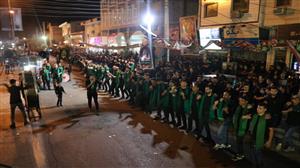 برگزاری آئین عزاداری جوش زنی در محله ولاغوز کردکوی