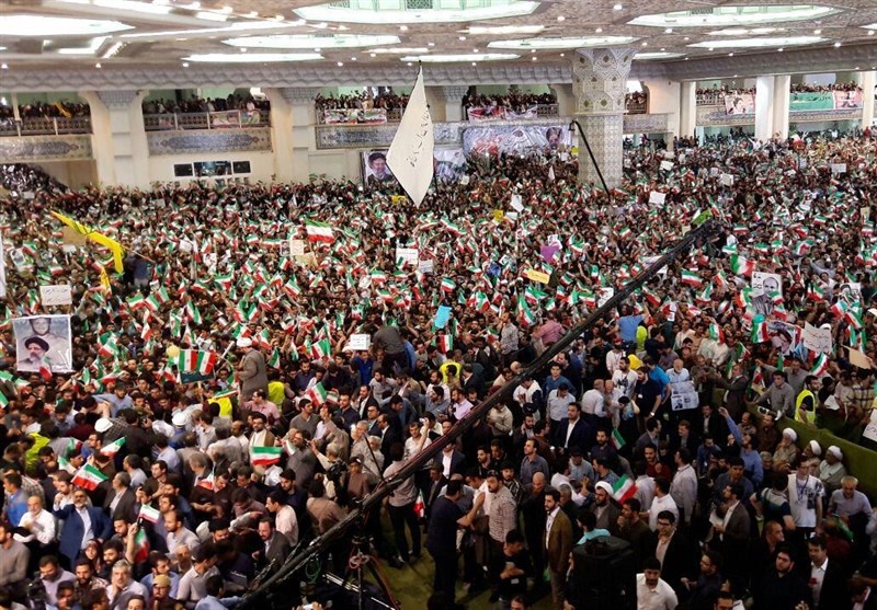 خیزش 300هزارنفری مردم تهران در حمایت از رئیسی به حامیان روحانی شوک وارد کرد