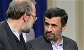 رویارویی جنجال برانگیز احمدی نژاد و لاریجانی
