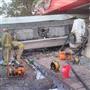 واژگونی تانکر سوخت و ورود به فروشگاه زنجیره‌ای در تهران / ۱ کشته و ۱ مصدوم