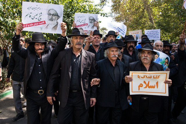 حضور کلاه‌مخملی ها درراهپیمایی ضد آل‌سعود روز جمعه در تهران