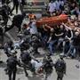 حمله وحشیانه پلیس اسرائیل به عزاداران تشییع جنازه  شیرین ابواکله