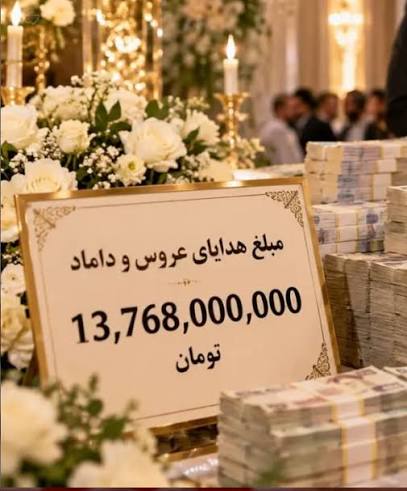 میهمانان 13 میلیارد تومان به عروس و داماد بندپی شرقی شاباش دادند