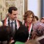 بشار اسد و همسرش در یکی از تونل‌های مرگ جوبر + تصاویر