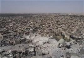 تصاویر هوایی از ویرانی‌های شهر موصل بعد رهایی از دست داعش /فیلم